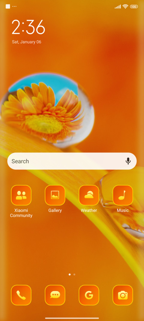 colorful drops screenshot