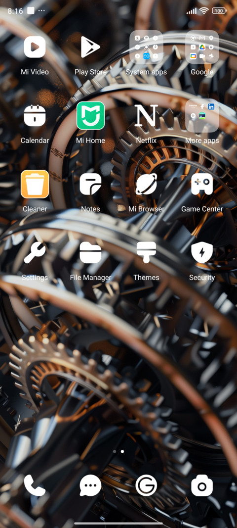 Gear wheel screenshot