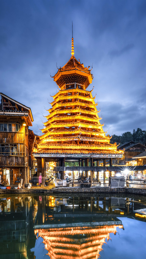 Come to zhaoxing dong village to experience slow life screenshot