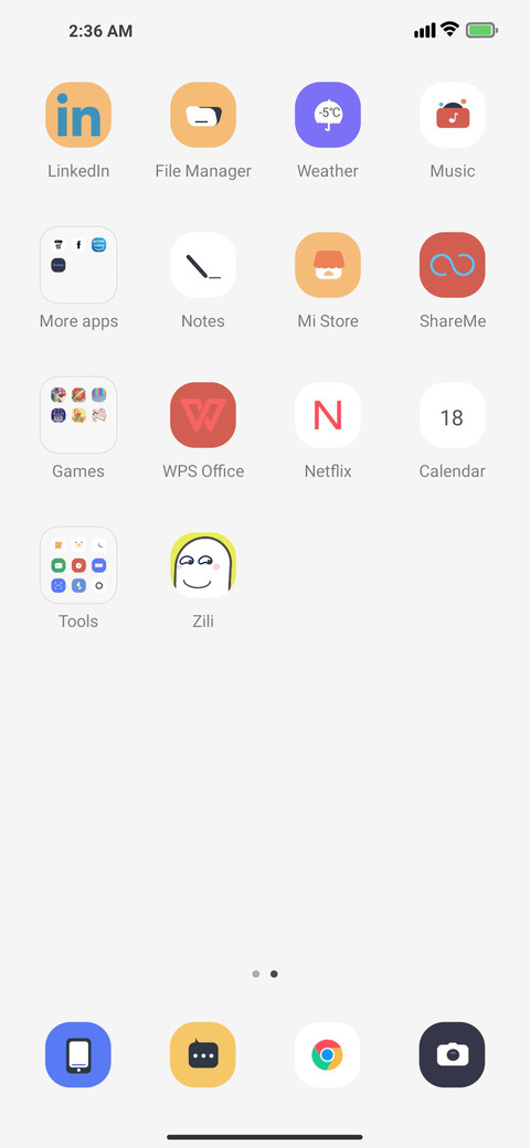 Light luxury screenshot