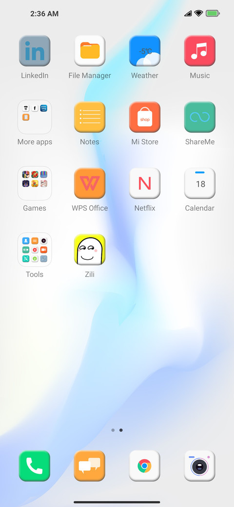 Light screenshot