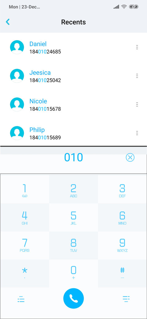Blue Simpe L v10 screenshot