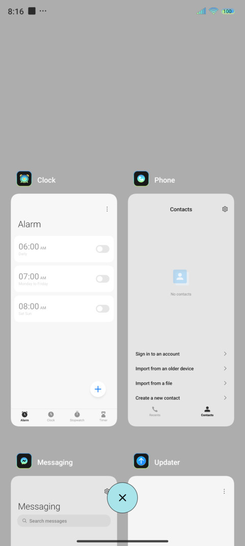 Minimalist mimicry screenshot