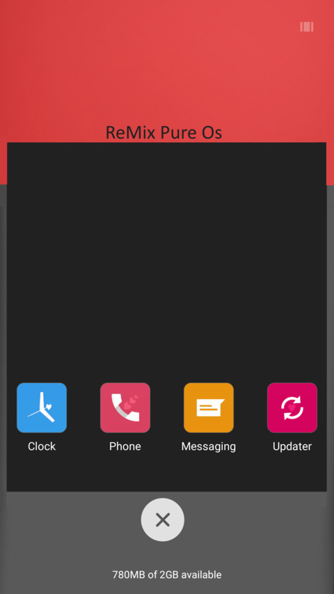 ReMiX Pure OS Dark Edition  screenshot