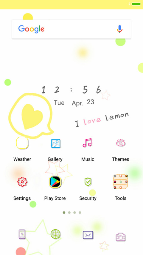 Fresh lemon screenshot