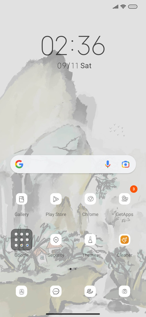 Ink landscape screenshot