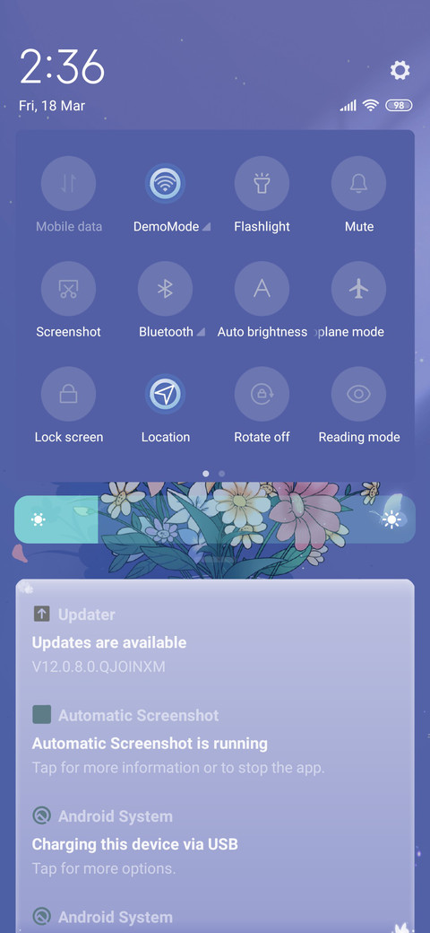 Periwinkle blue screenshot