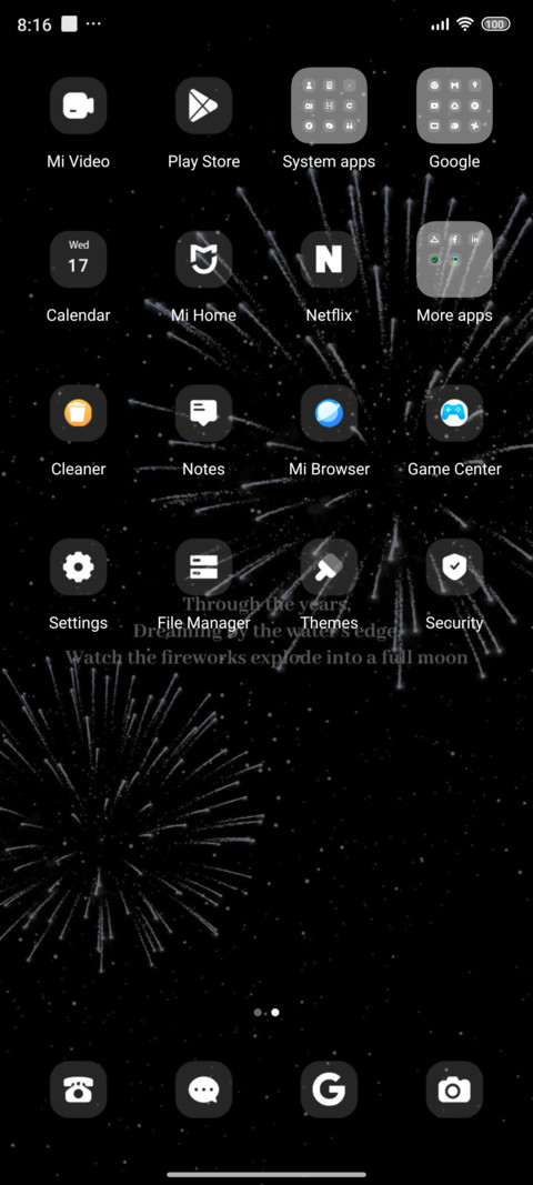 Fireworks screenshot