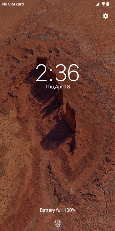 Stock Android Pie screenshot