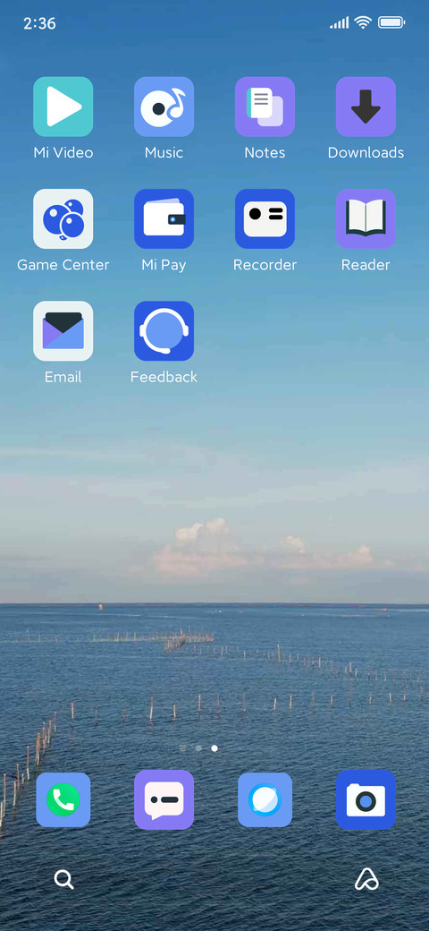 sea beside  clouds screenshot