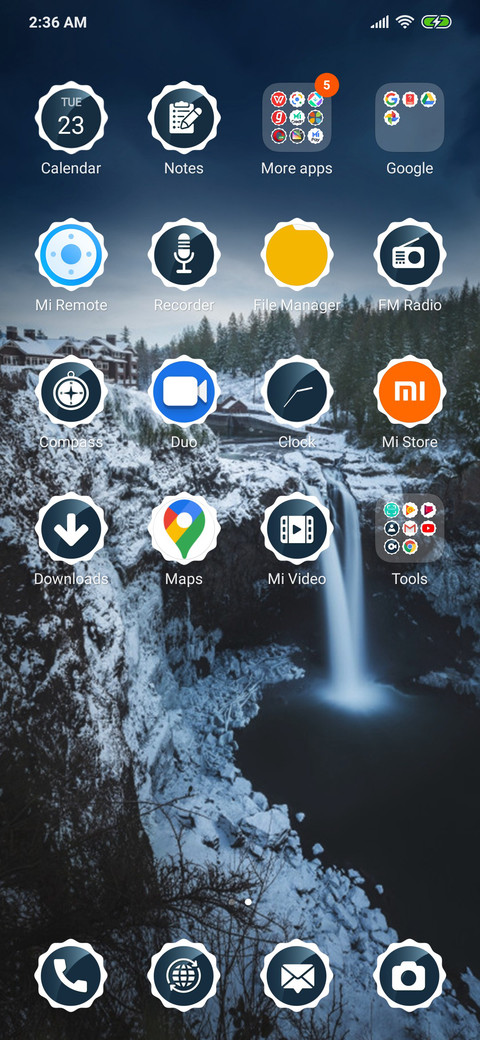 Waterfalls - Dark_3MDS screenshot