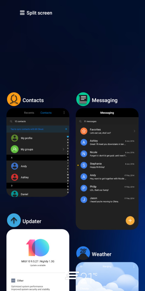 ANDROID Q PRO DARK_DWM19 screenshot