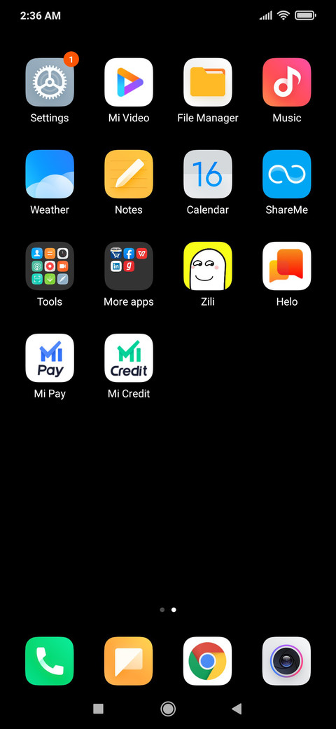 Stock  Black Mode  screenshot