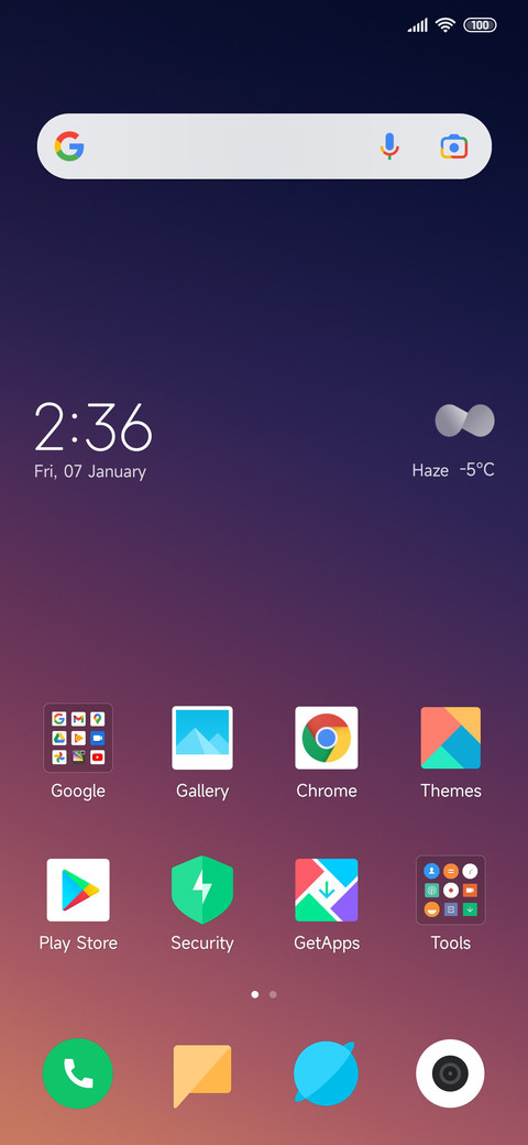 Sans VF screenshot