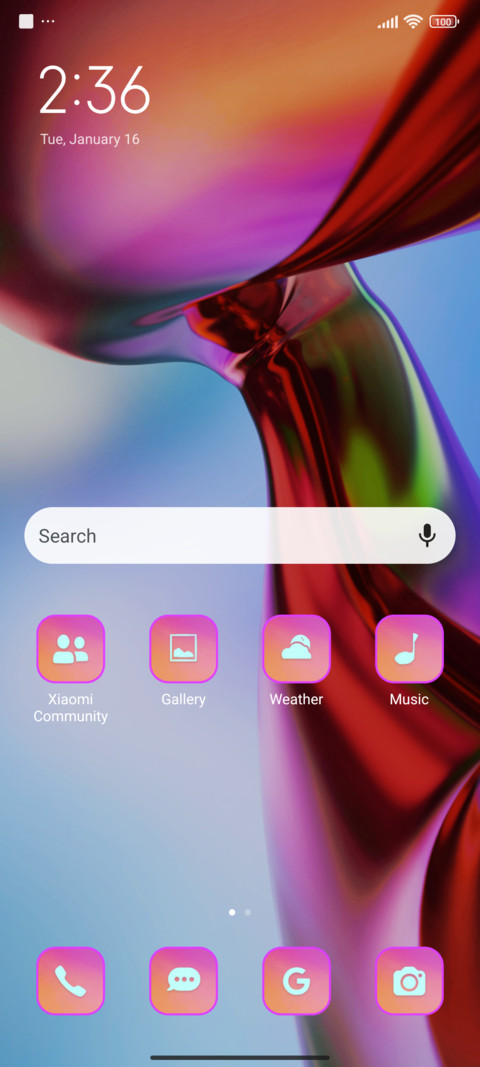 abstract glass screenshot