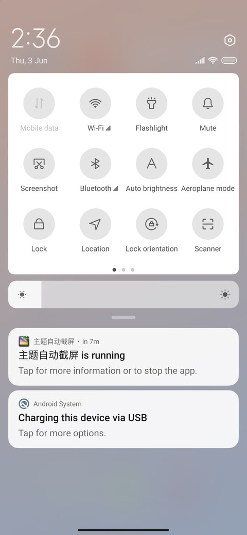 Light color mimic screenshot