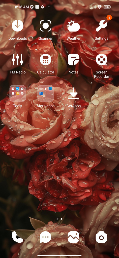 Drop rose screenshot