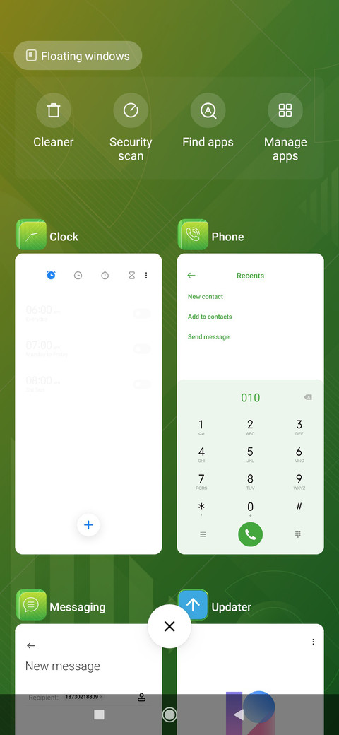 Green Abstract_3MDS screenshot