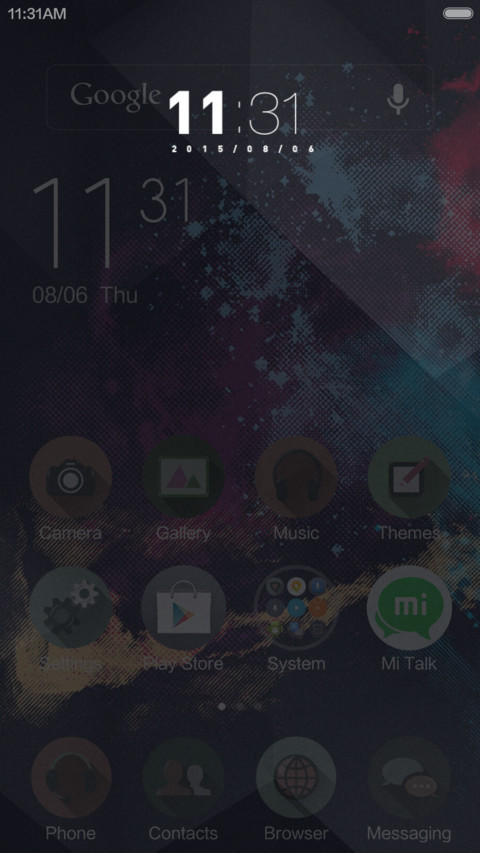 Modern screenshot