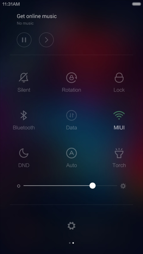 Modern screenshot