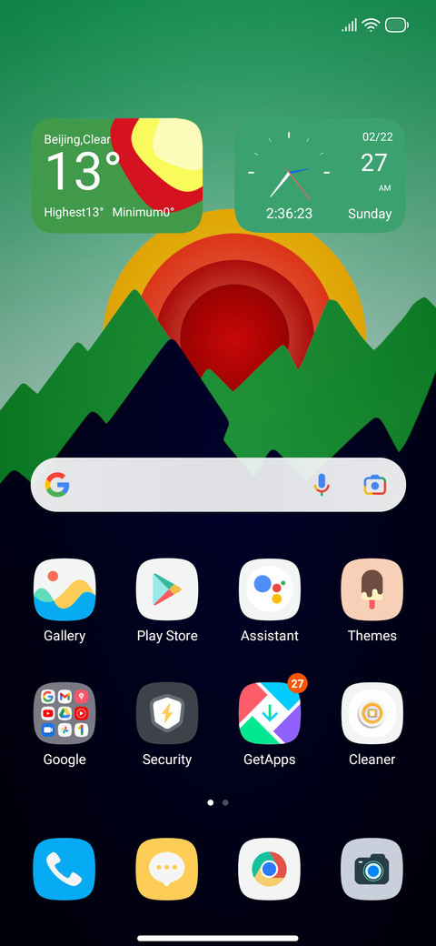 Minimal x v13 screenshot