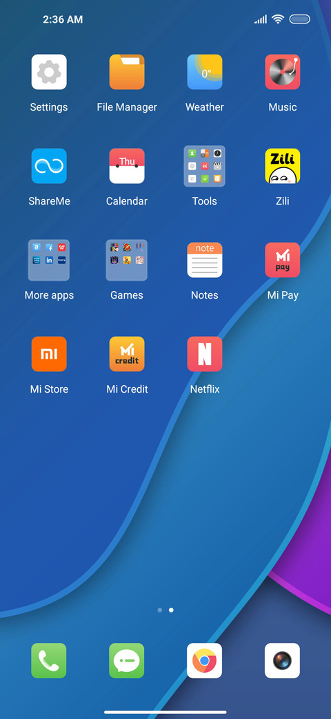 Fog blue screenshot