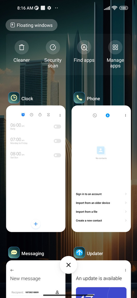 building glare screenshot