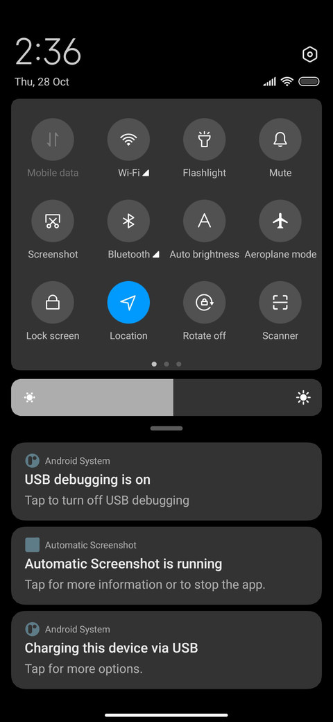 Orange screenshot