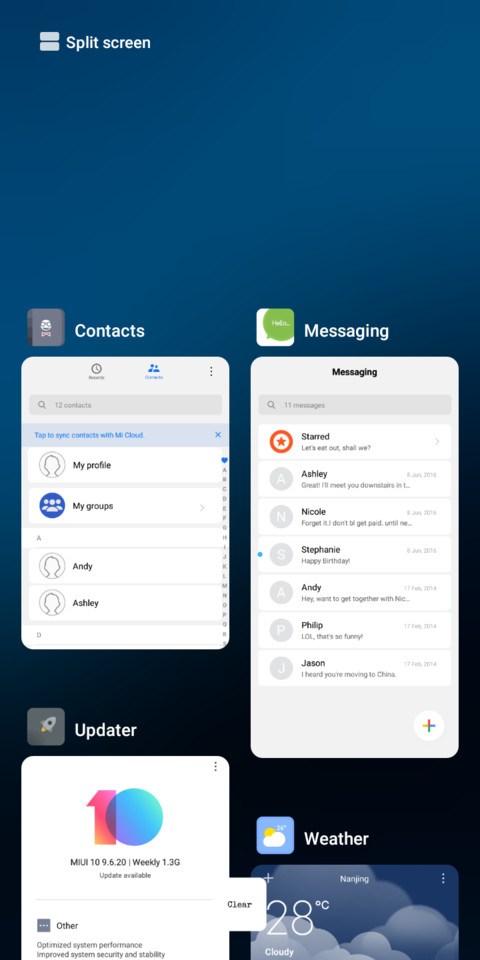 Simple screenshot