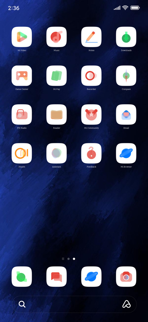 Blue Abstract screenshot