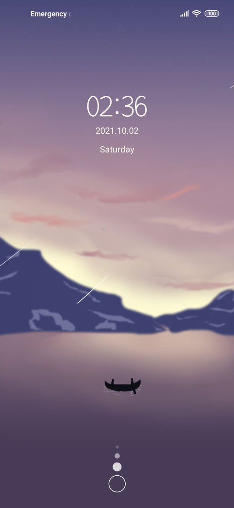 Sunset silence screenshot