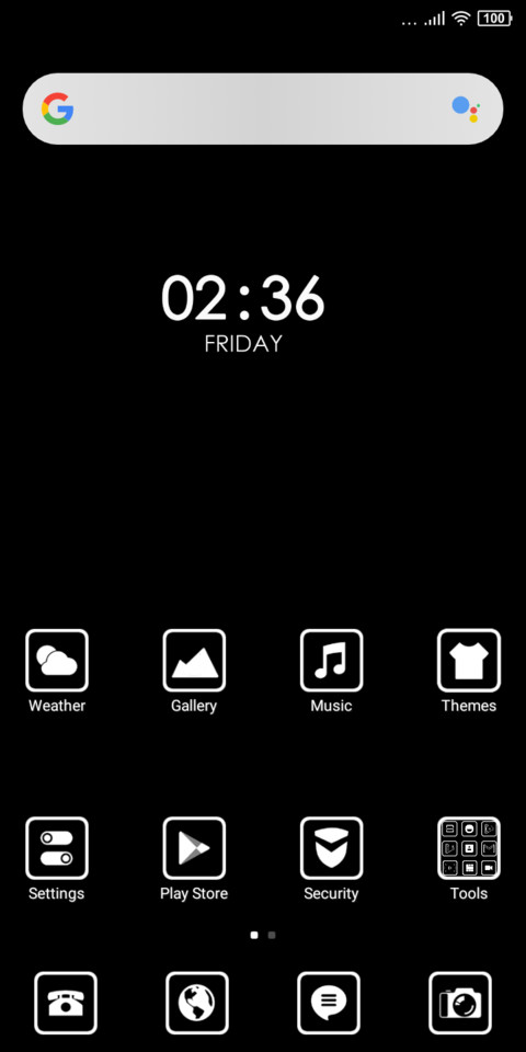 Dark V10 screenshot