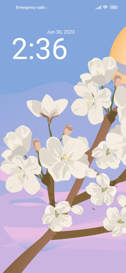 cherry sunrise screenshot