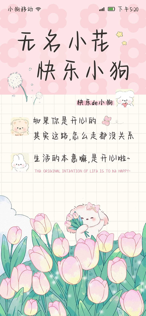 无名小花快乐小狗 screenshot