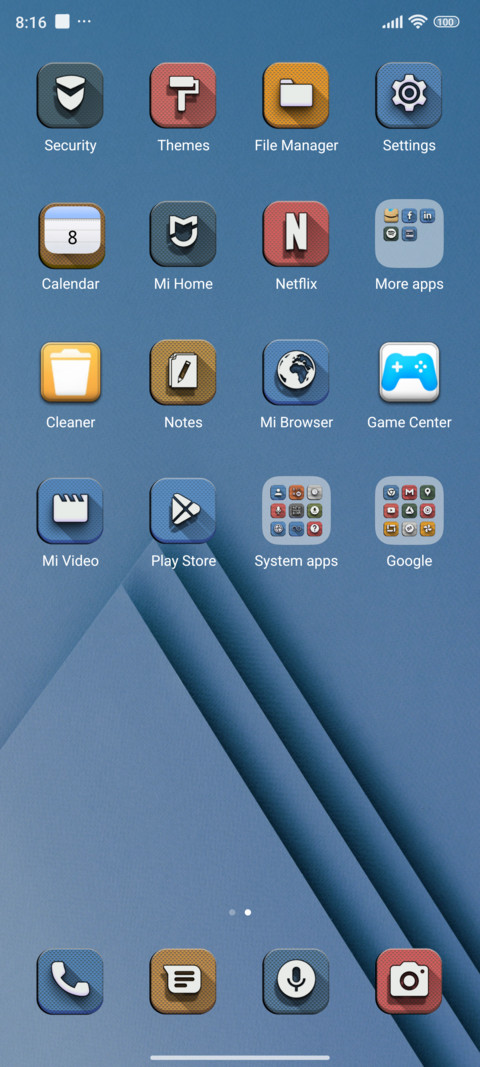blue v15 screenshot