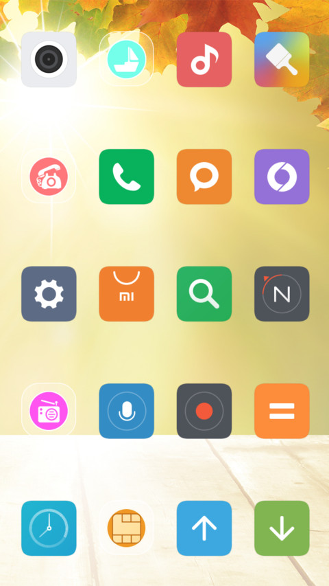 秋天的童话(动态锁屏+高清图标) screenshot