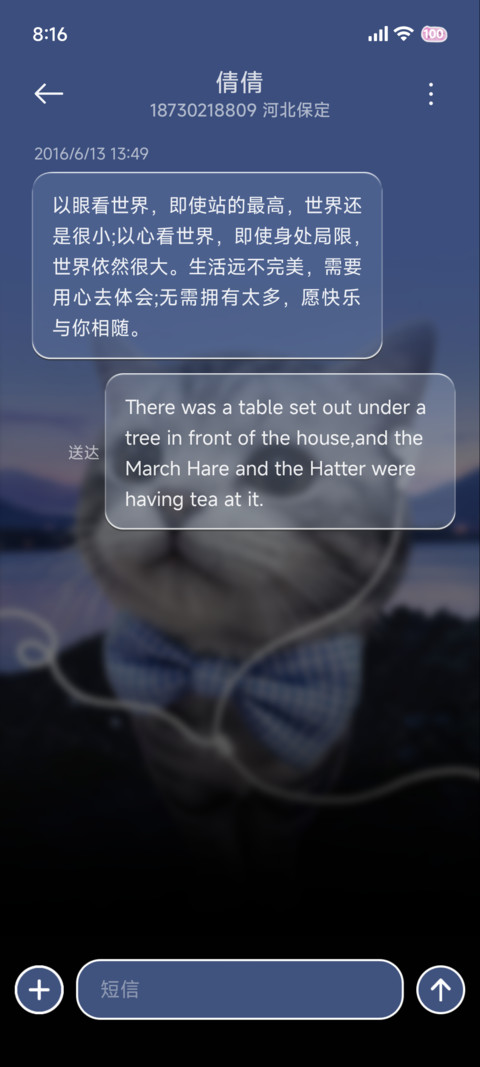 换图 蓝调氛围小猫 screenshot