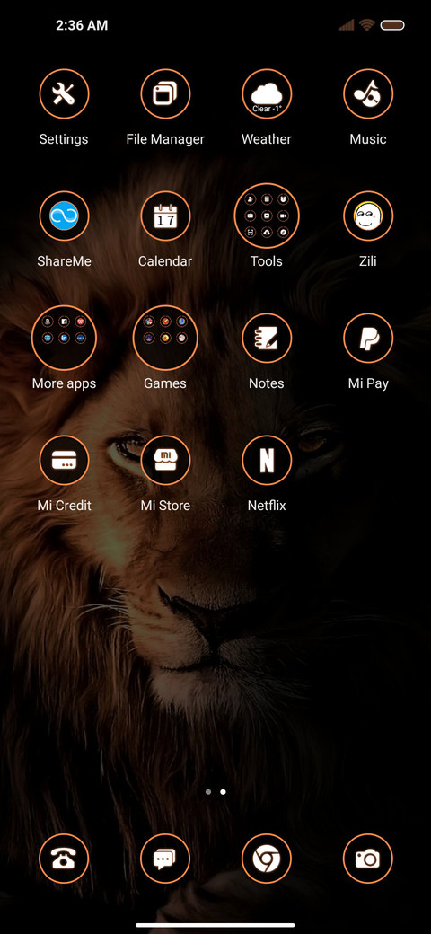 Dark lion screenshot