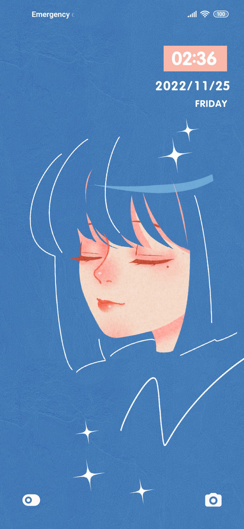 Sleeping girl screenshot