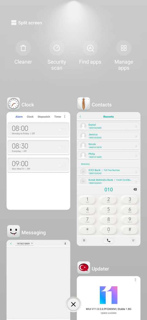 White v10 screenshot