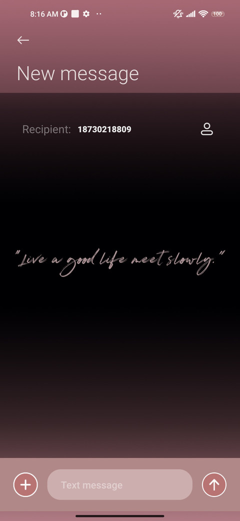 Pink Black Smart screenshot