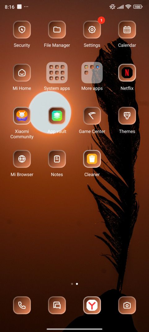 Feather screenshot
