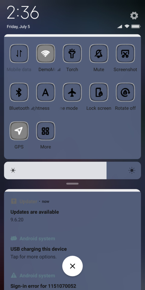 Blue Grey screenshot