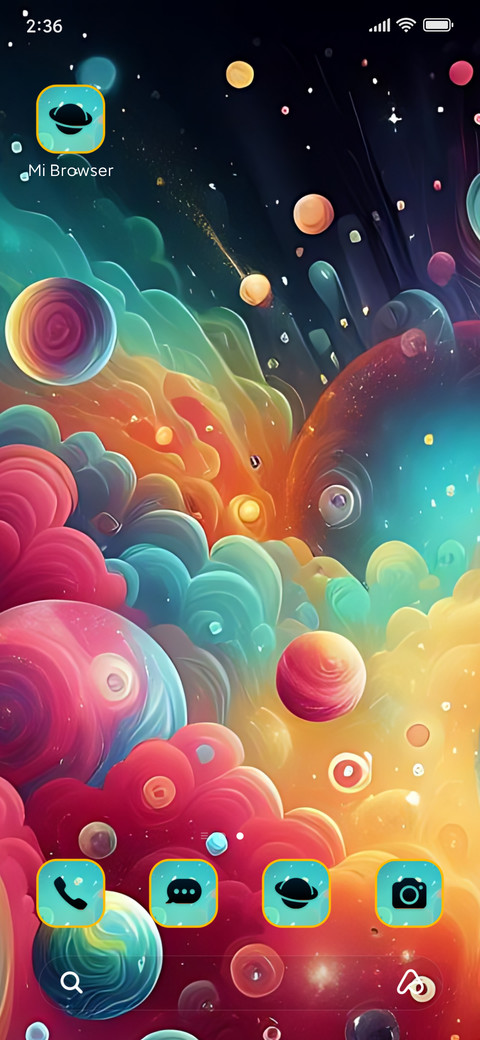 abstract galaxy screenshot