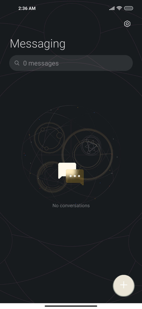 Business dial screenshot