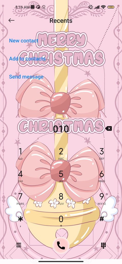 Pink Bell Card screenshot