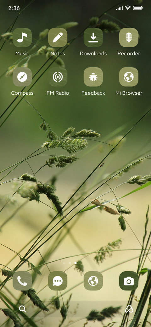 Grasses screenshot