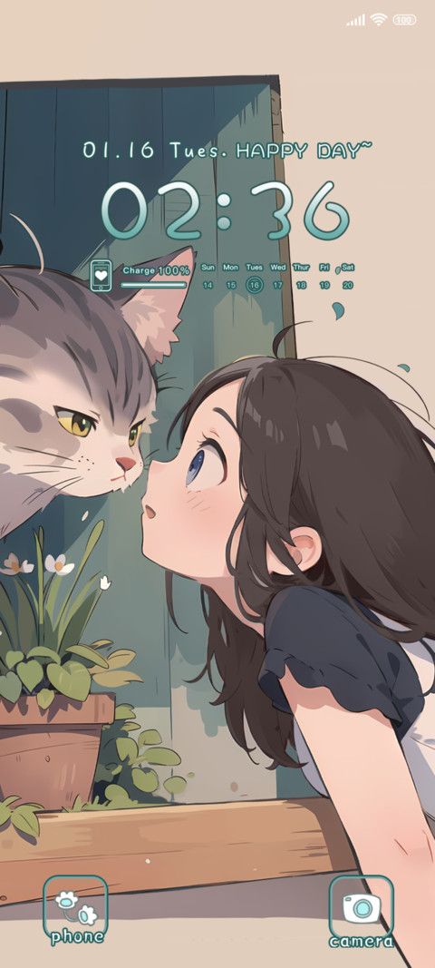 Eye contact cats screenshot