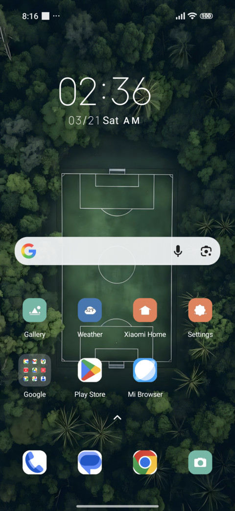 Green Soccer Field screenshot