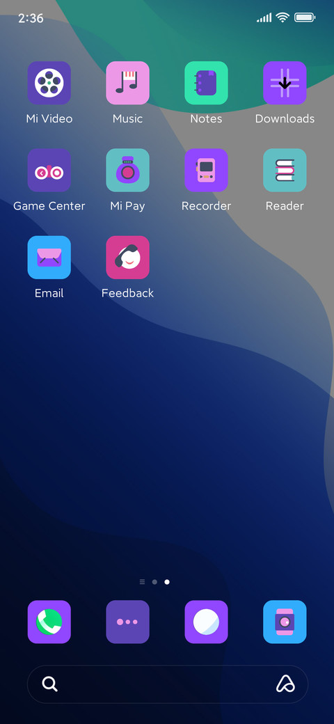 Blue sea screenshot